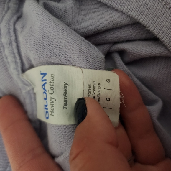 Gildan lavender Kurt Cobain long sleeve band tee size large - Picture 7 of 9